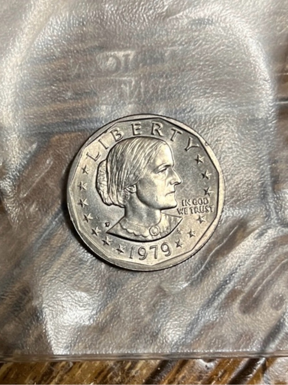 1979 Susan B. Anthony Silver $1 Coin